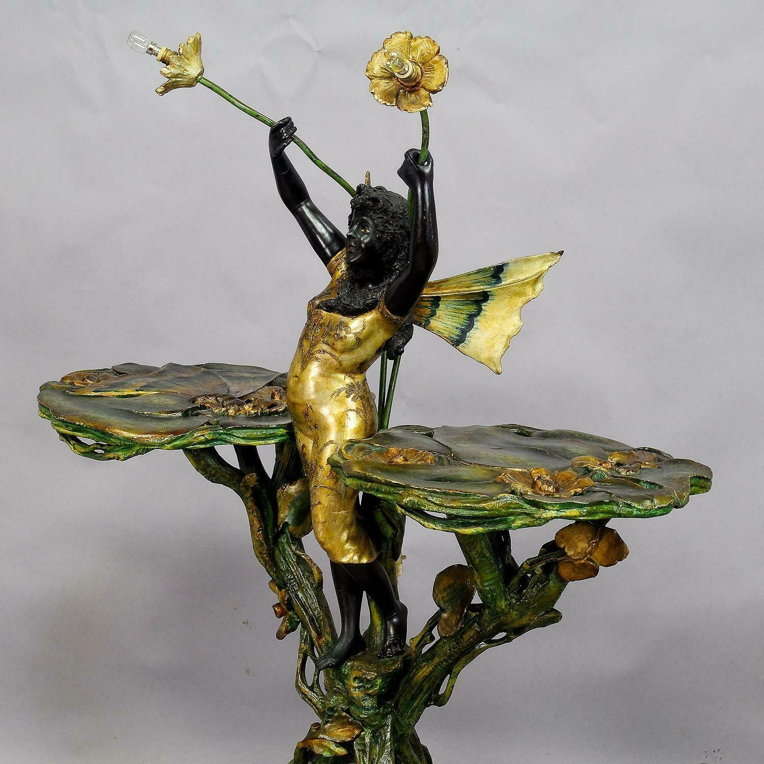 19th Century Venetian Grotto Table With Fairy Tale Elf photo 7577.0