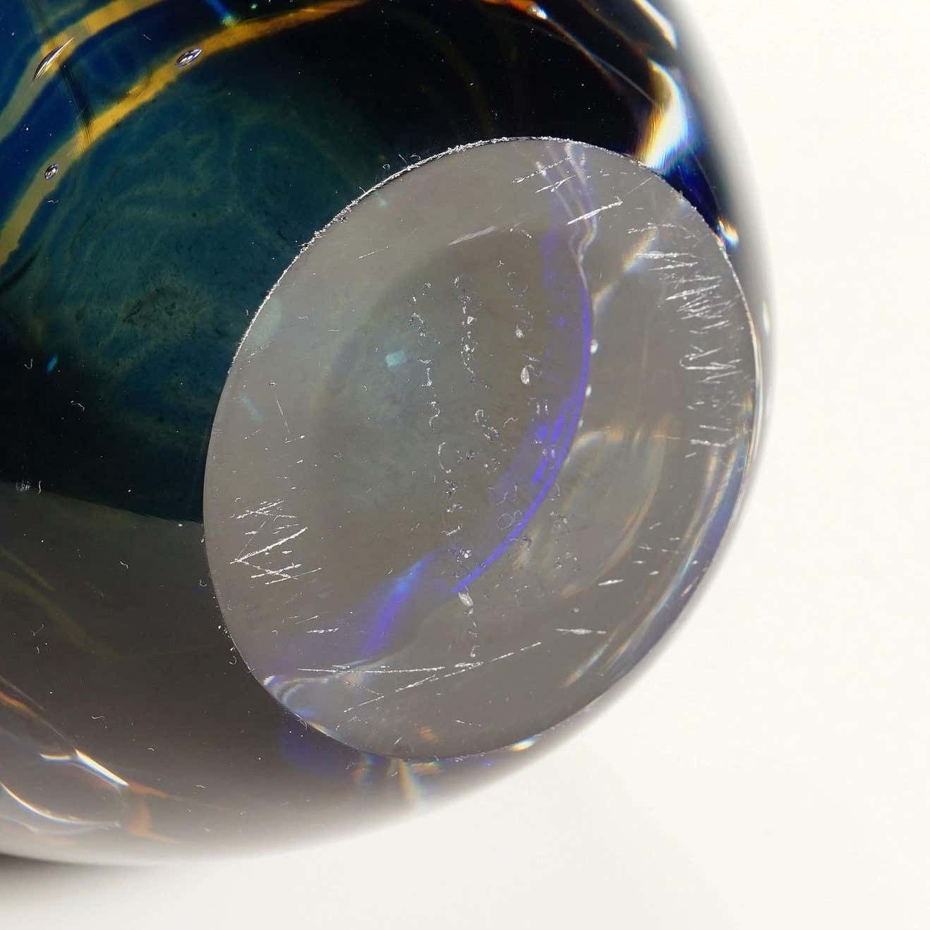 photo for sale Ariel ''Gondoliere'' Vase By Edvin Oehrstroem For Orrefors, Sweden 1962