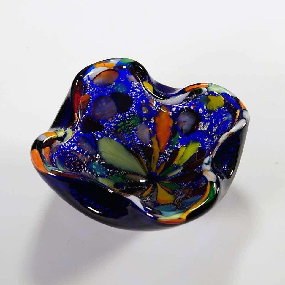 Aureliano Toso (Attr.) Murano Art Glass Bowl Circa 1950s photo furniture