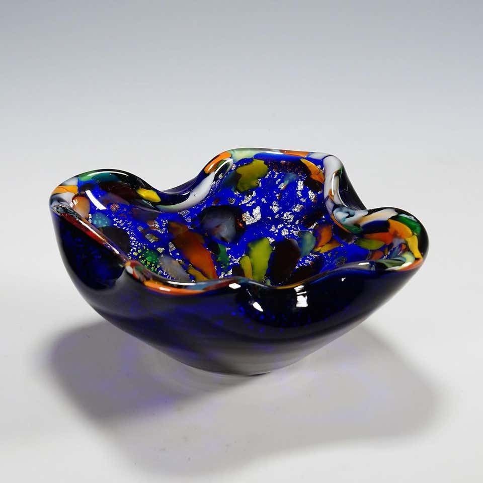 Aureliano Toso (Attr.) Murano Art Glass Bowl Circa 1950s photo for sale