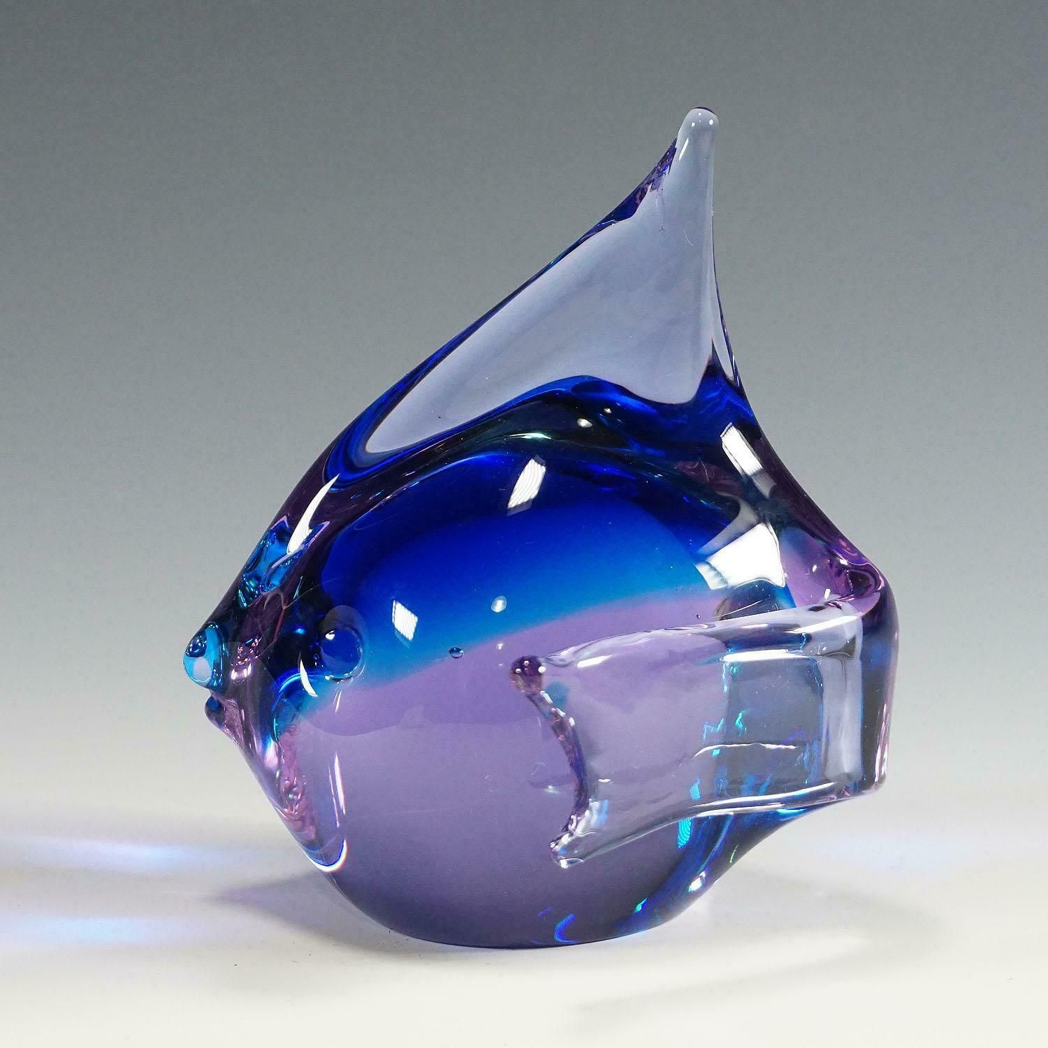 Murano Fish Sculpture By Livio Seguso For Gral, Germany, Ca. 1970ties photo furniture