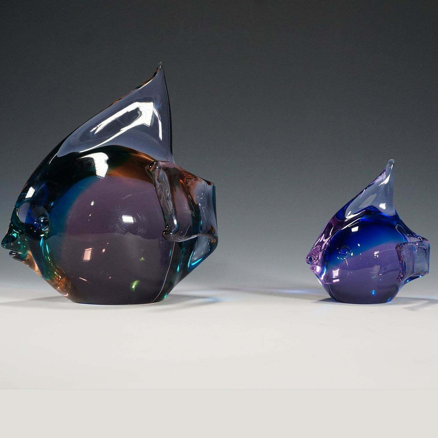 Murano Fish Sculpture By Livio Seguso For Gral, Germany, Ca. 1970ties photo vinterior