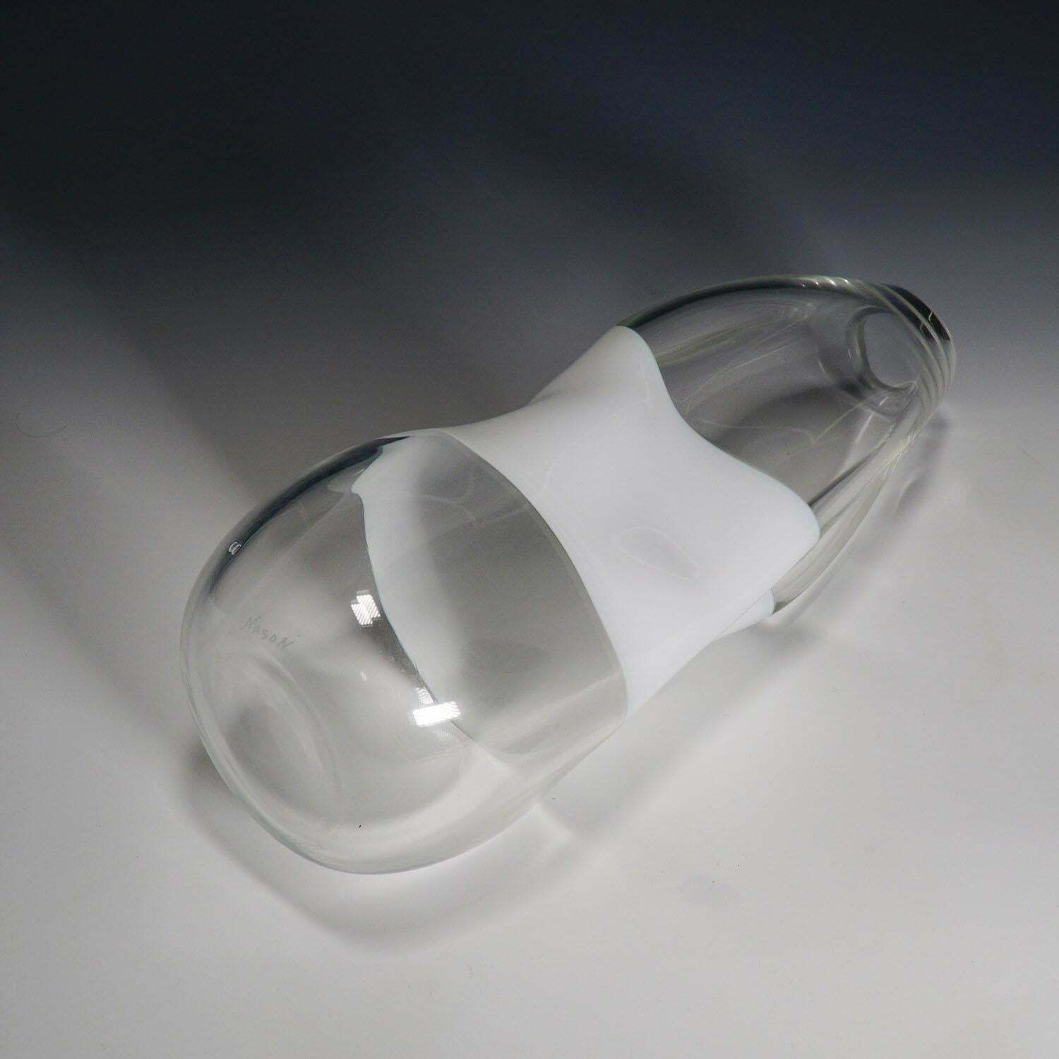 Large Incalmo Murano Art Glass Vase By V. Nason & C. Ca. 1990s photo vintage