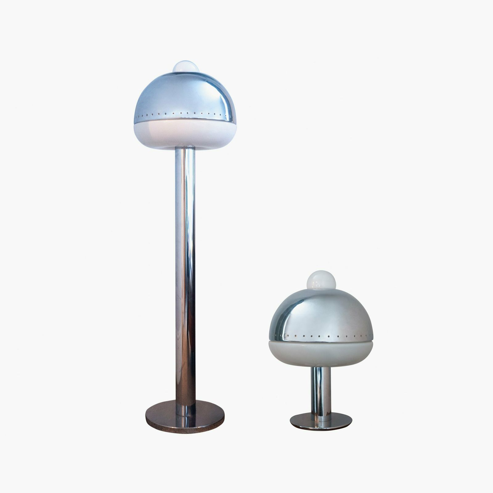 Pair Of Italian Space Age Mushroom Lights By Goffredo Reggiani By Reggiani Illuminazione, 1970s
