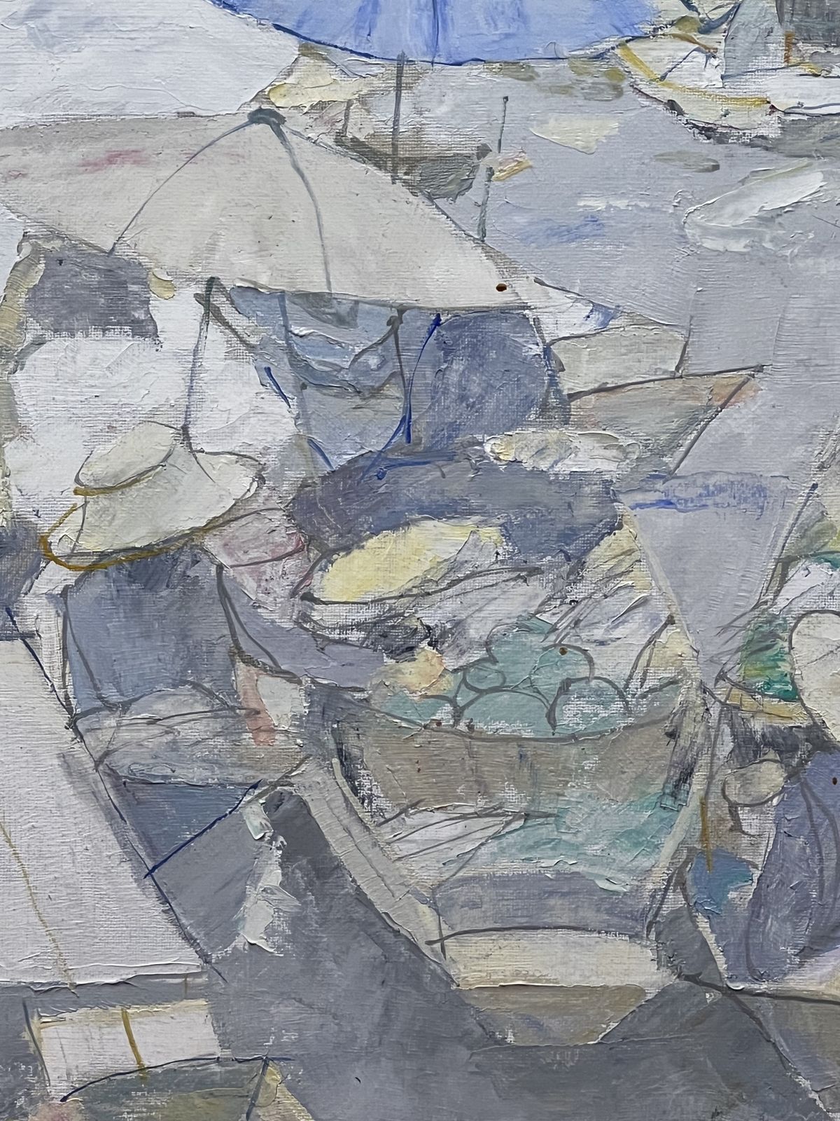 Impressionist 'Canal Vendors In Thailand' Artwork By Thai Artist Patamares Livisit photo 2500.0