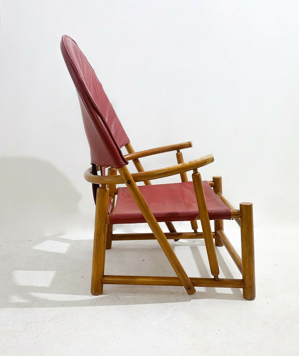Red "G23" Hoop Armchair By Piero Palange & Werther Toffoloni photo 2575.0