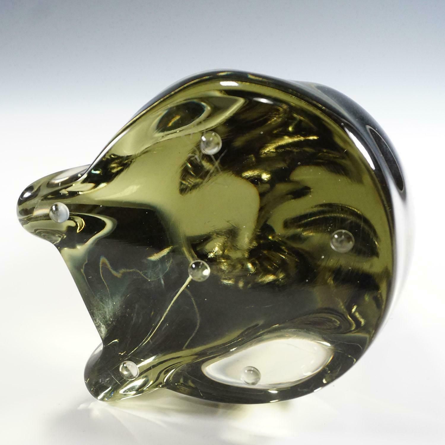 Great Sculpture Of A Bear Designed By Livio Seguso, Ca. 1970ties photo 814.0