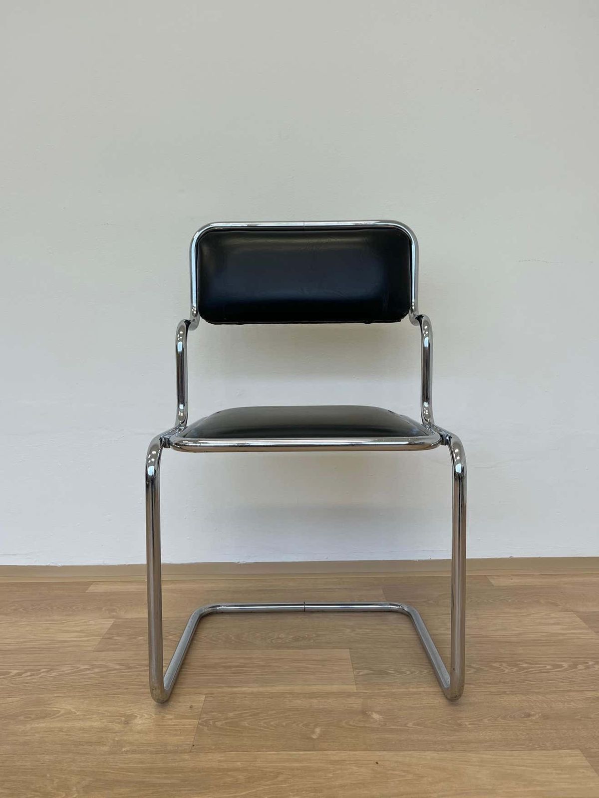 Mid Century Chrome Chair By Arch  Ladislav Vrátník For Restaurant In Prag 1970s photo furniture