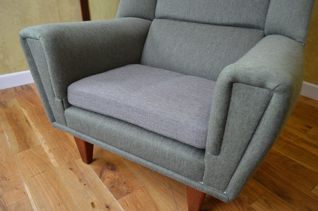 1960’s Kurt Ostervig Model 61 Armchair For Rolschau Mobler For Upholstery. photo for sale