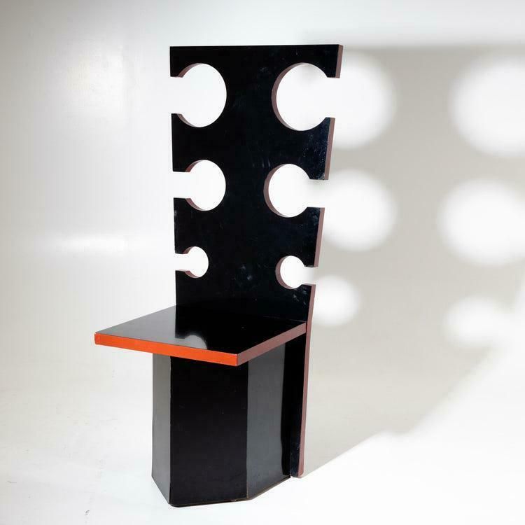 Max Papiri Sculptural Chair For Mario Sabot Italy 1970s