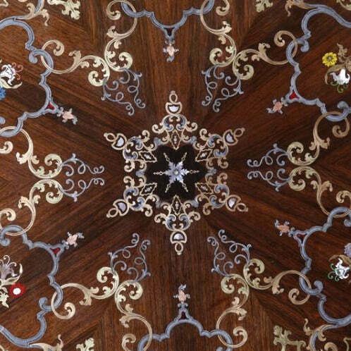 Center Table By Franz Xaver Fortner, Rococo, Germany C. 1840