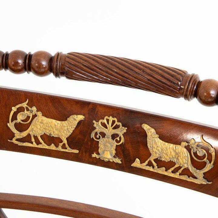 14139.0 Set Of Eight Dining Room Chairs And Armchairs, Northern Germany Around 1830 photo