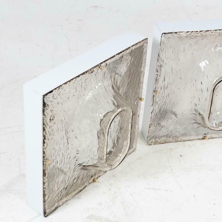 Toni Zuccheri Wall Lamps For Venini, Italy 1960's photo vintage