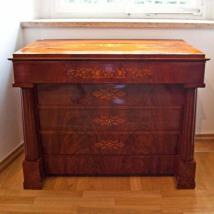 Chest Of Drawers, Brandenburg/Berlin, 1825 1830 photo vintage