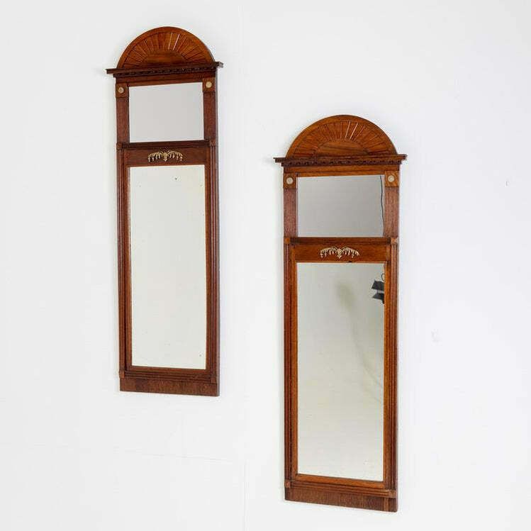 Pair Of Mirrors, Denmark, 19h Century