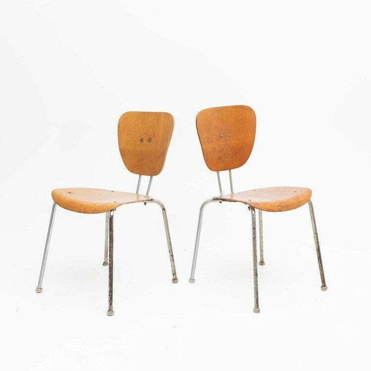 Chairs In The Style Of Egon Eiermann, Probably Mid 20th Century