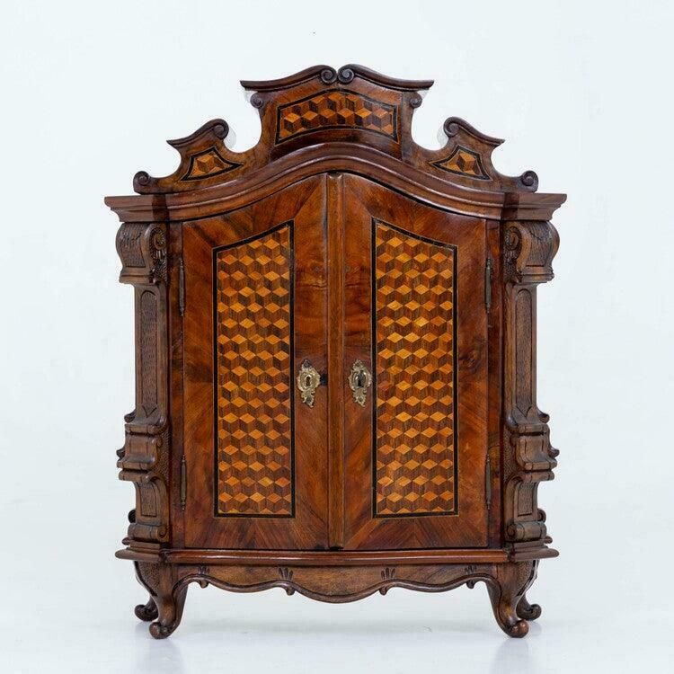 Miniature Baroque Cabinet Southern Germany Mid 18th Century photo furniture