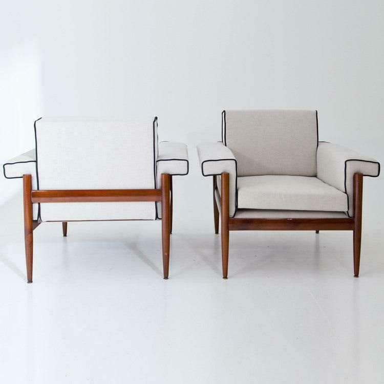 Lounge Chairs, Trafilisa Isa Bergamo, Italy 1950s photo vintage
