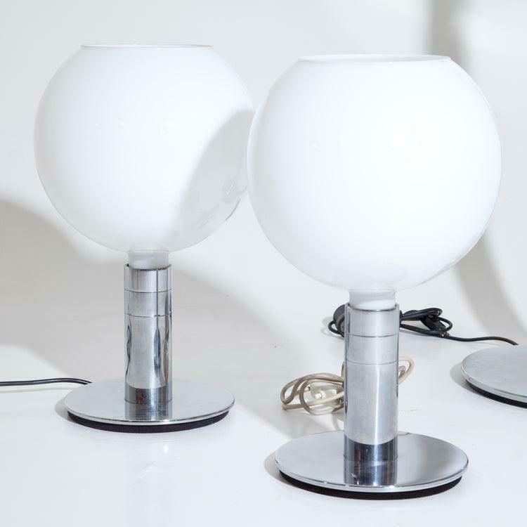 Franco Albini & Franca Helg 'Am/As' Table Lamps For Sirrah, Italy 1968 photo furniture