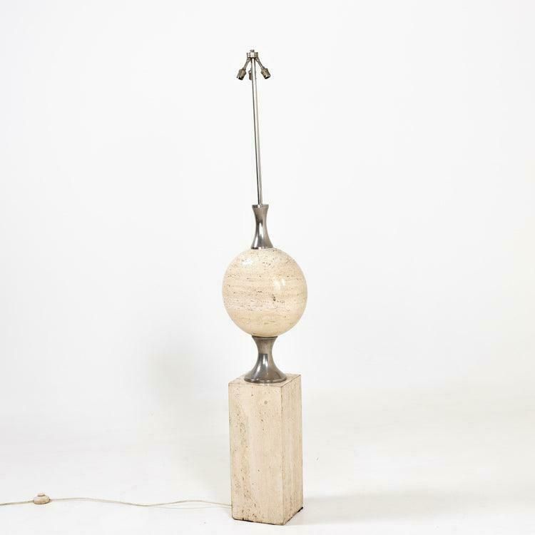 Floor Lamp By Philippe Barbier For Maison Barbier, France 1970s photo furniture