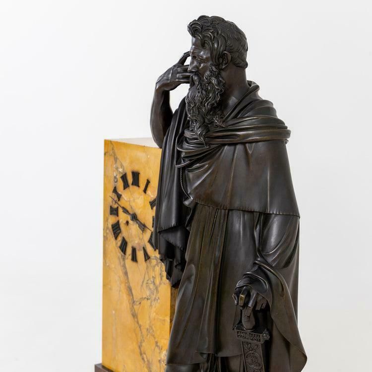 photo furniture Bronze Mantel Clock, Restauration Period France, Movement Dated 1827.
