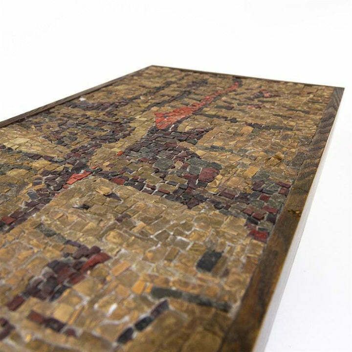 photo buy Coffee Table With Stone Mosaic, Probably Italy, Mid 20th Century