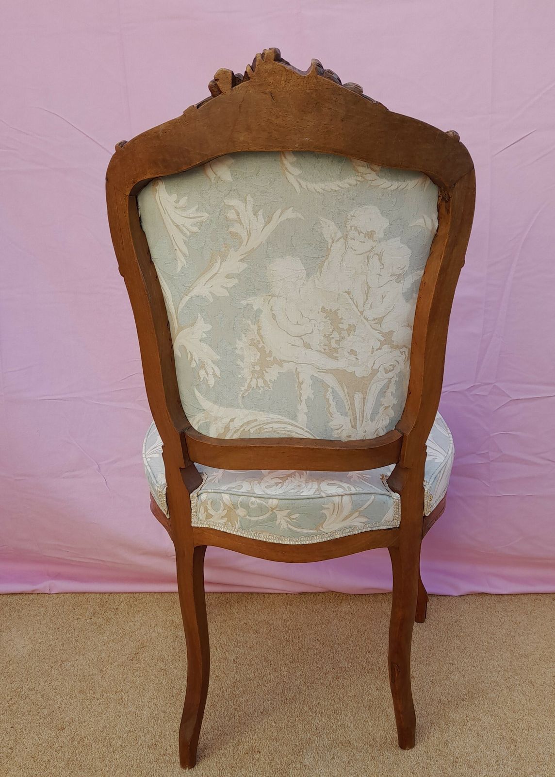 French Walnut Parlour Chair, 1910s photo Furniture