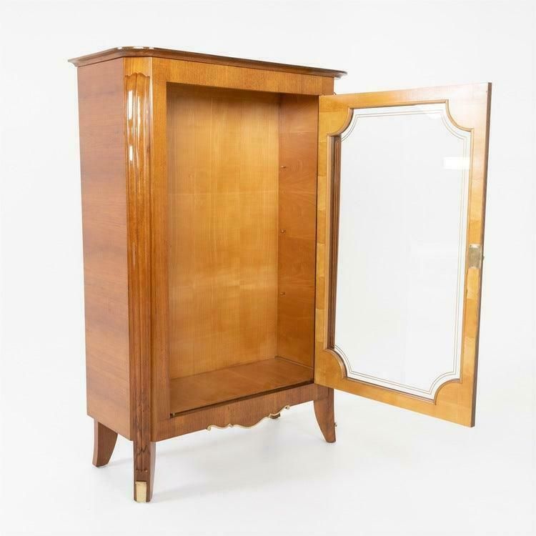 Art Deco Display Case, Jules Leleu Style, France 1940s photo furniture