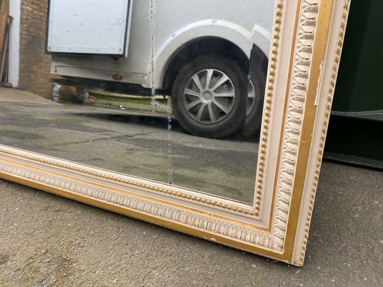 Wonderful Large French 19th Century Wall Mirror photo vintage
