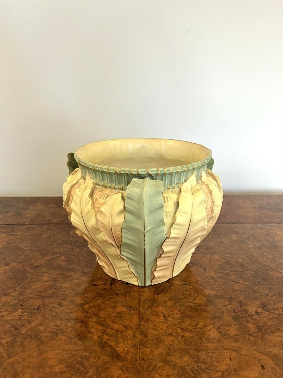 Antique Quality Royal Worcester Blush Ivory Jardiniere photo vinterior