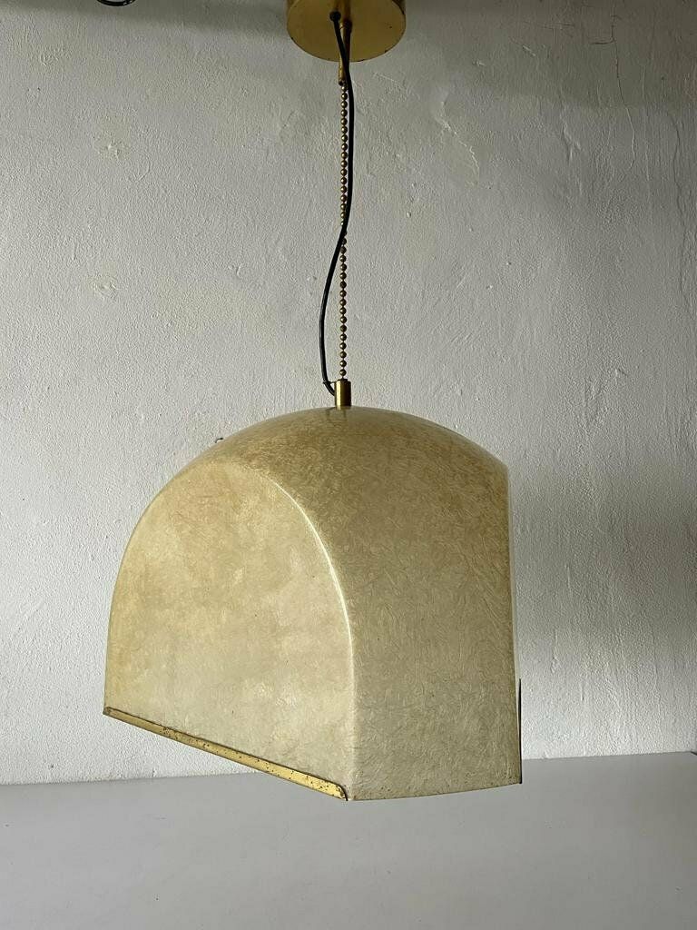 Extraordinary Italian Design Fiberglass Xl Pendant Lamp, 1960s, Italy