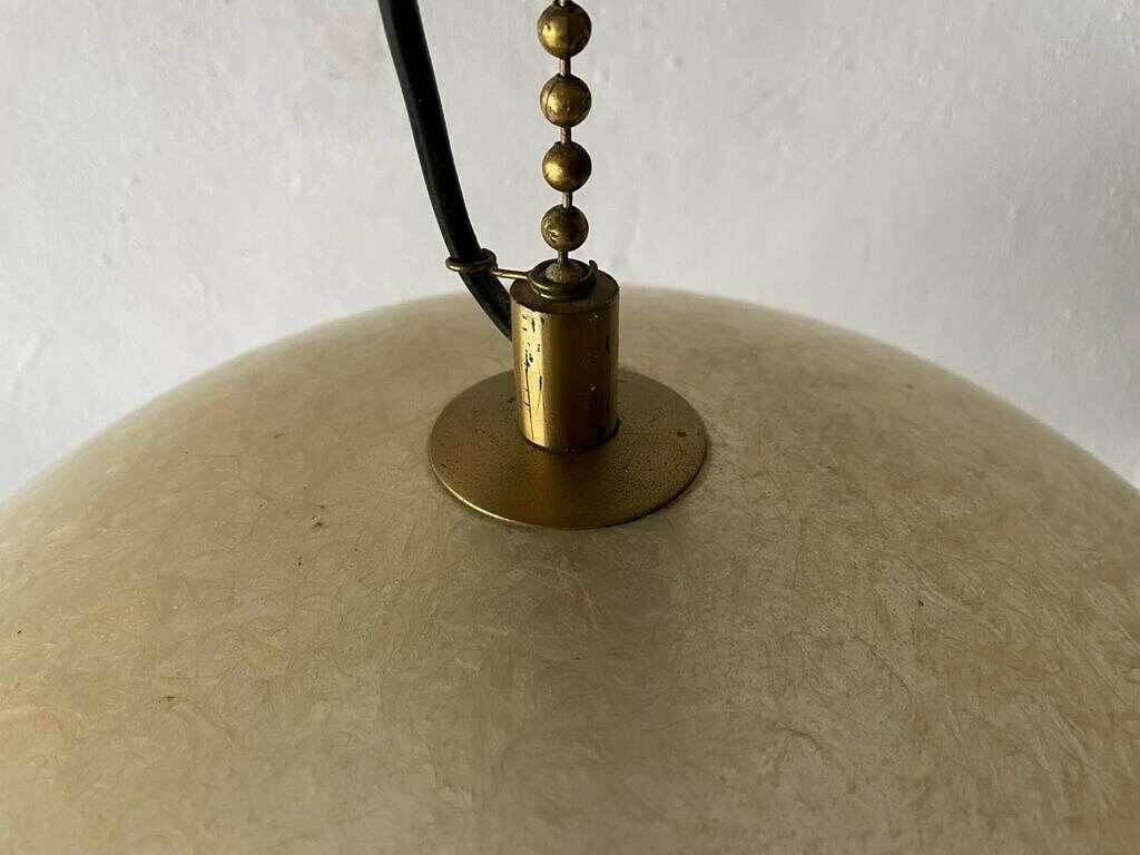 Extraordinary Italian Design Fiberglass Xl Pendant Lamp, 1960s, Italy photo vintage