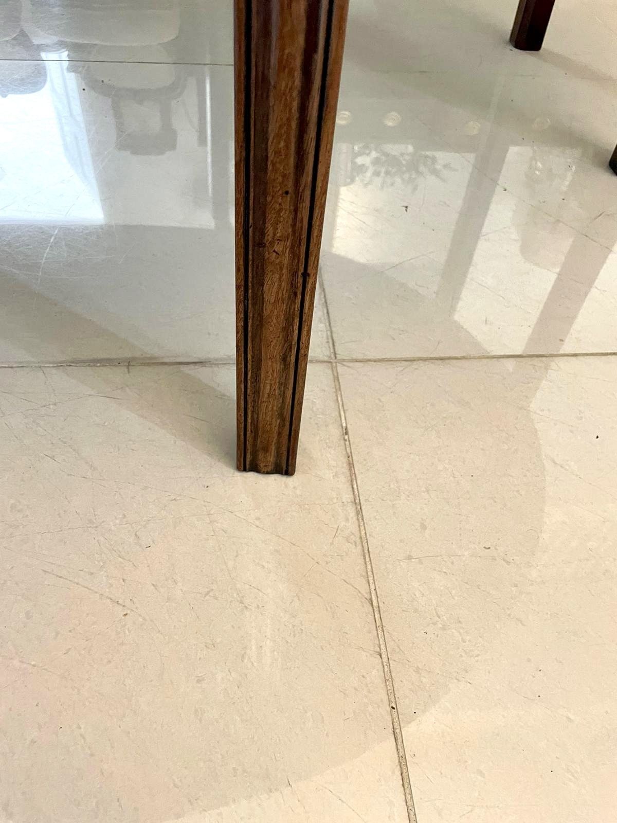 photo vintage Outstanding Quality Large Antique Irish Mahogany Dining Table H 72 X D 151 X W 235cm