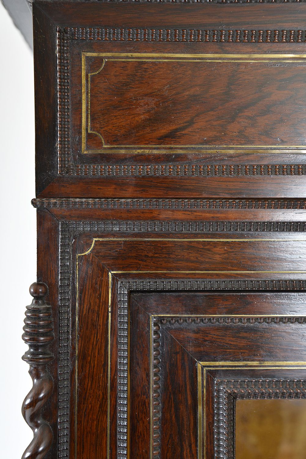 15000.0 19th Century Louis XVI Style French Vitrine Display Cabinet Bookcase Rosewood Satin Birch Boxwood London Plane photo