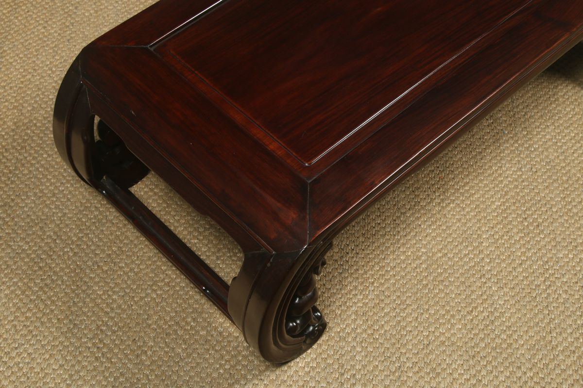 1495.0 Antique Chinese Asian Hongmu Low Kang / Opium / Coffee Table (Circa 1900) photo
