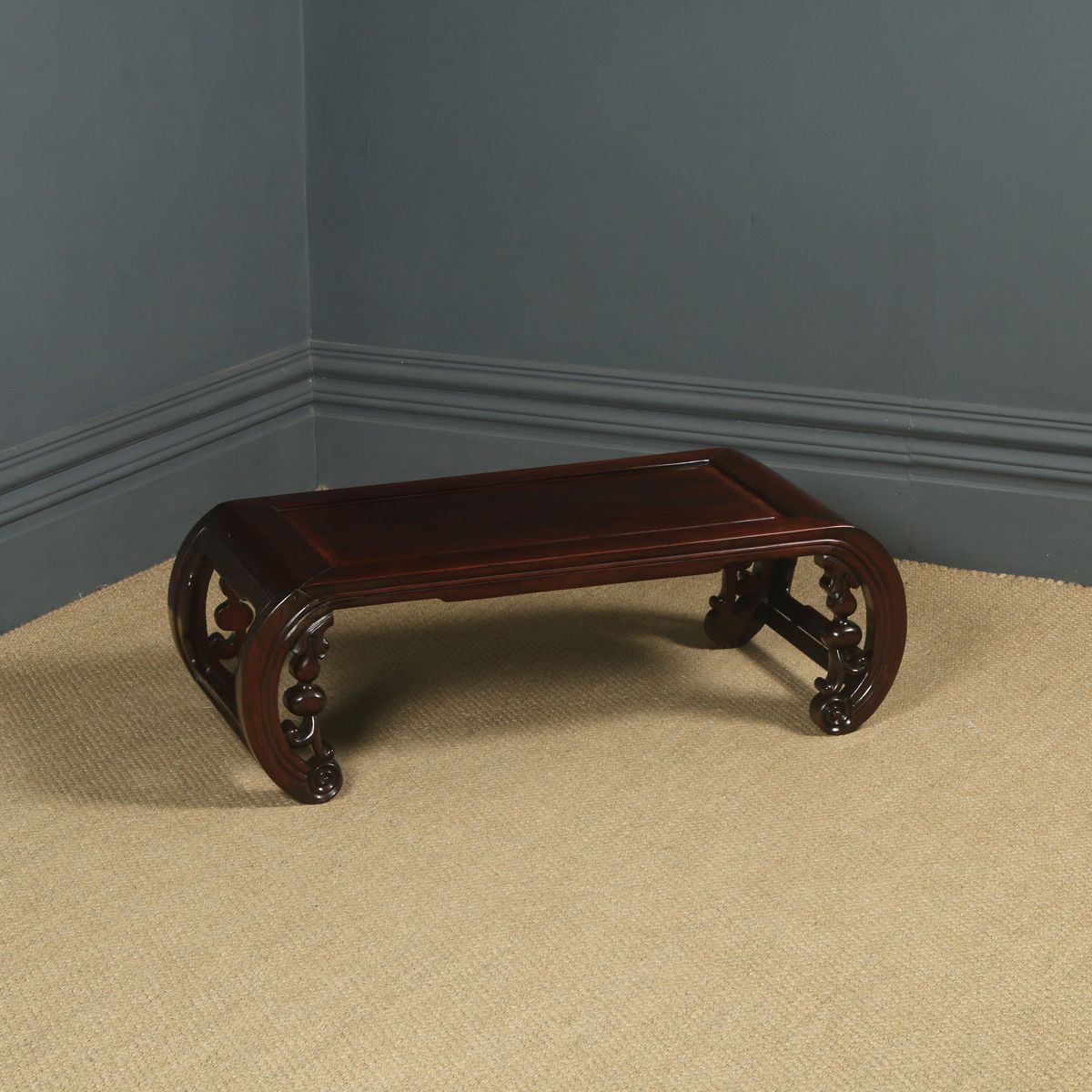 Antique Chinese Asian Hongmu Low Kang / Opium / Coffee Table (Circa 1900)
