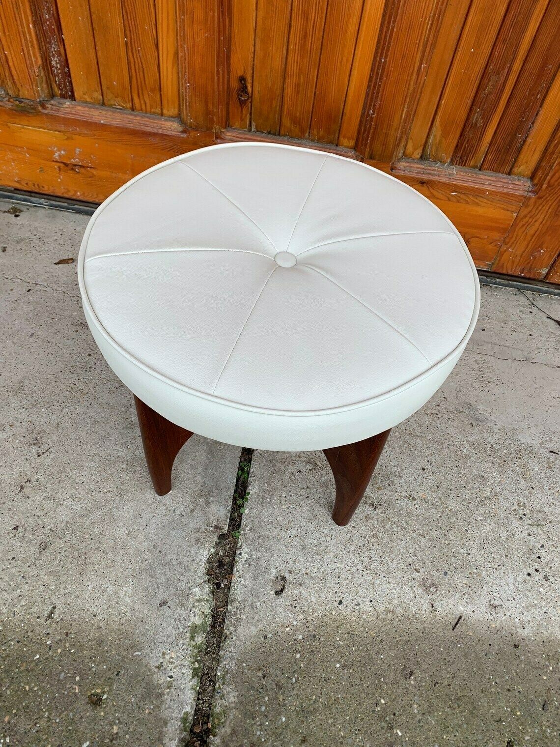 Mid Century Danish Teak Ottoman By Kofod Larsen For G Plan, 1960s photo for sale