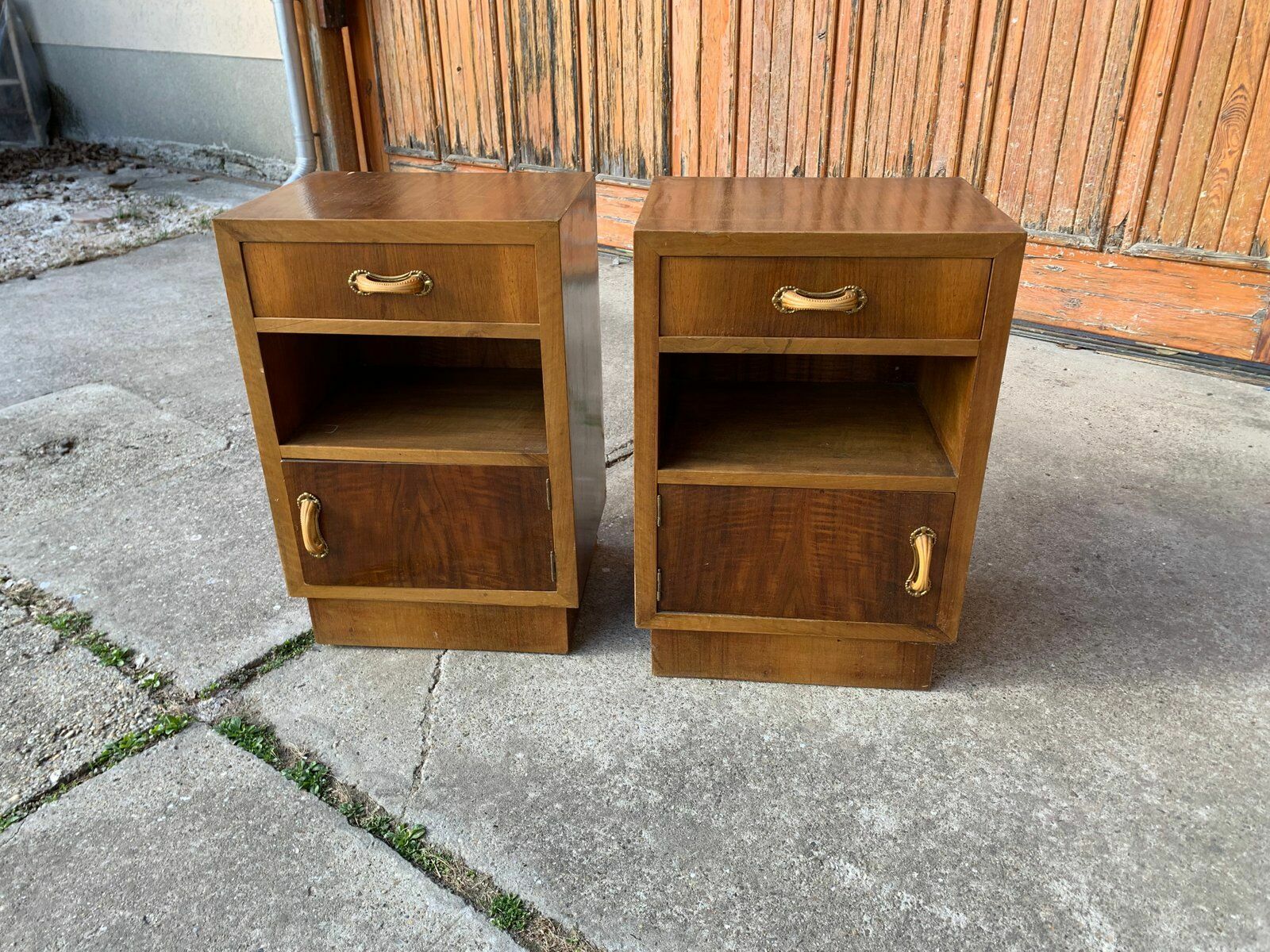 Art Deco Italian Nightstands, 1930s, Set Of 2 photo Furniture