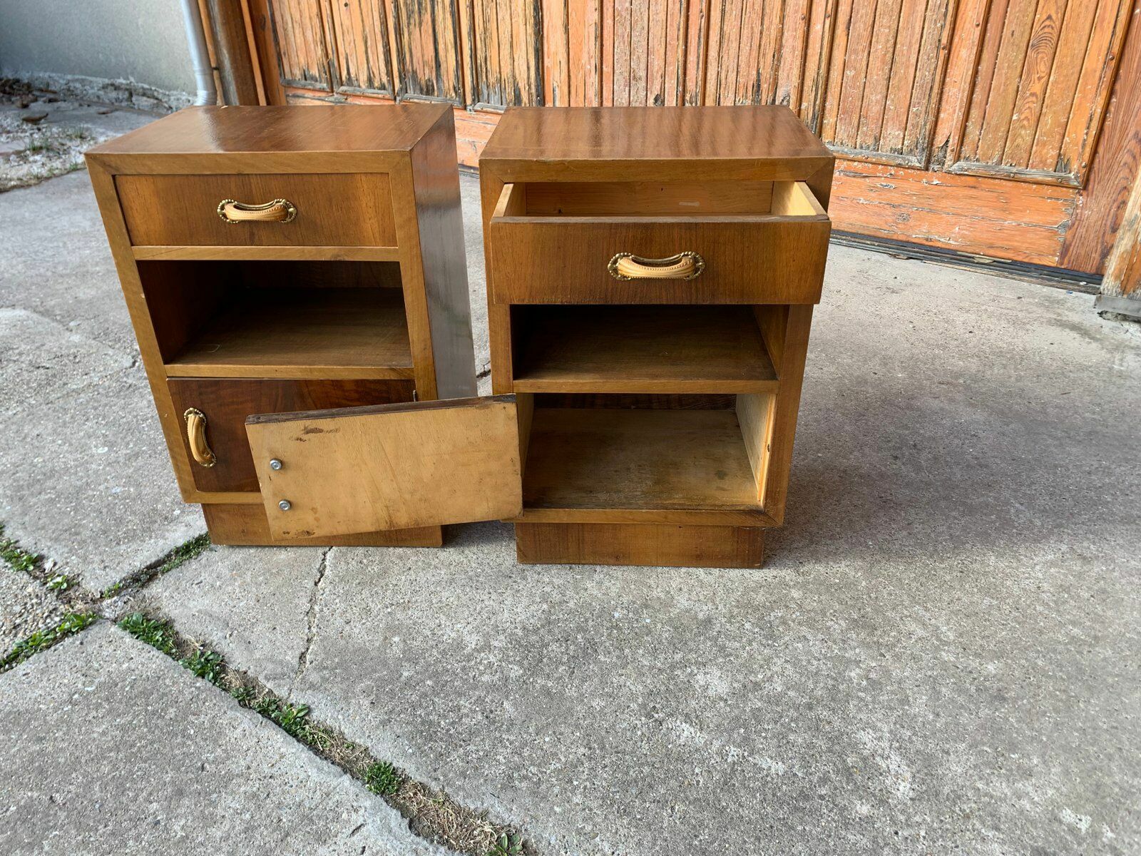 Art Deco Italian Nightstands, 1930s, Set Of 2 photo 1330.0