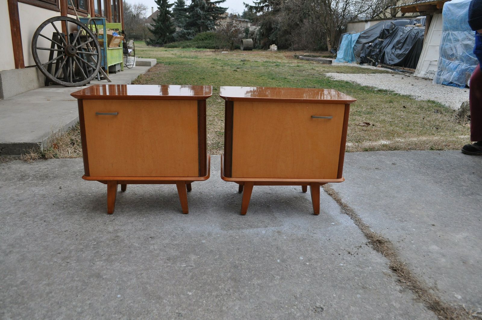 Mid Century Nightstands, 1950s, Set Of 2 photo furniture