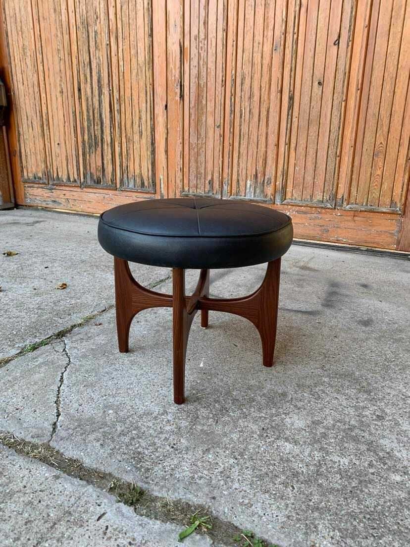 Mid Century Danish Teak Ottoman By Kofod Larsen For G Plan, 1960s photo Furniture