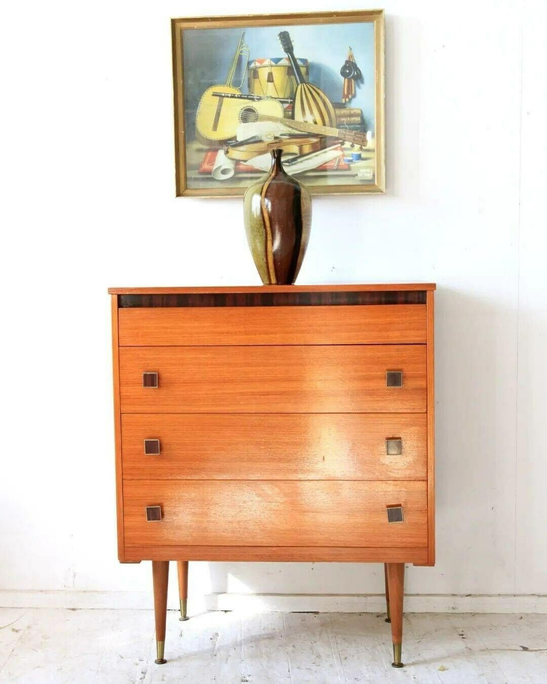 Mid Century Chest Of Drawers, 1960s photo furniture