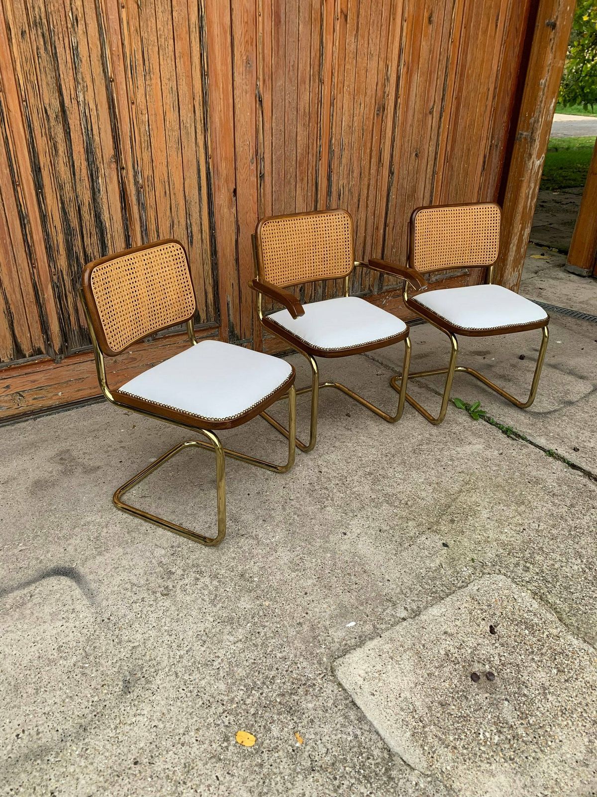 1 Of 4 Mid Century Modern Upholstered Cesca Chair Italy 1970 photo buy