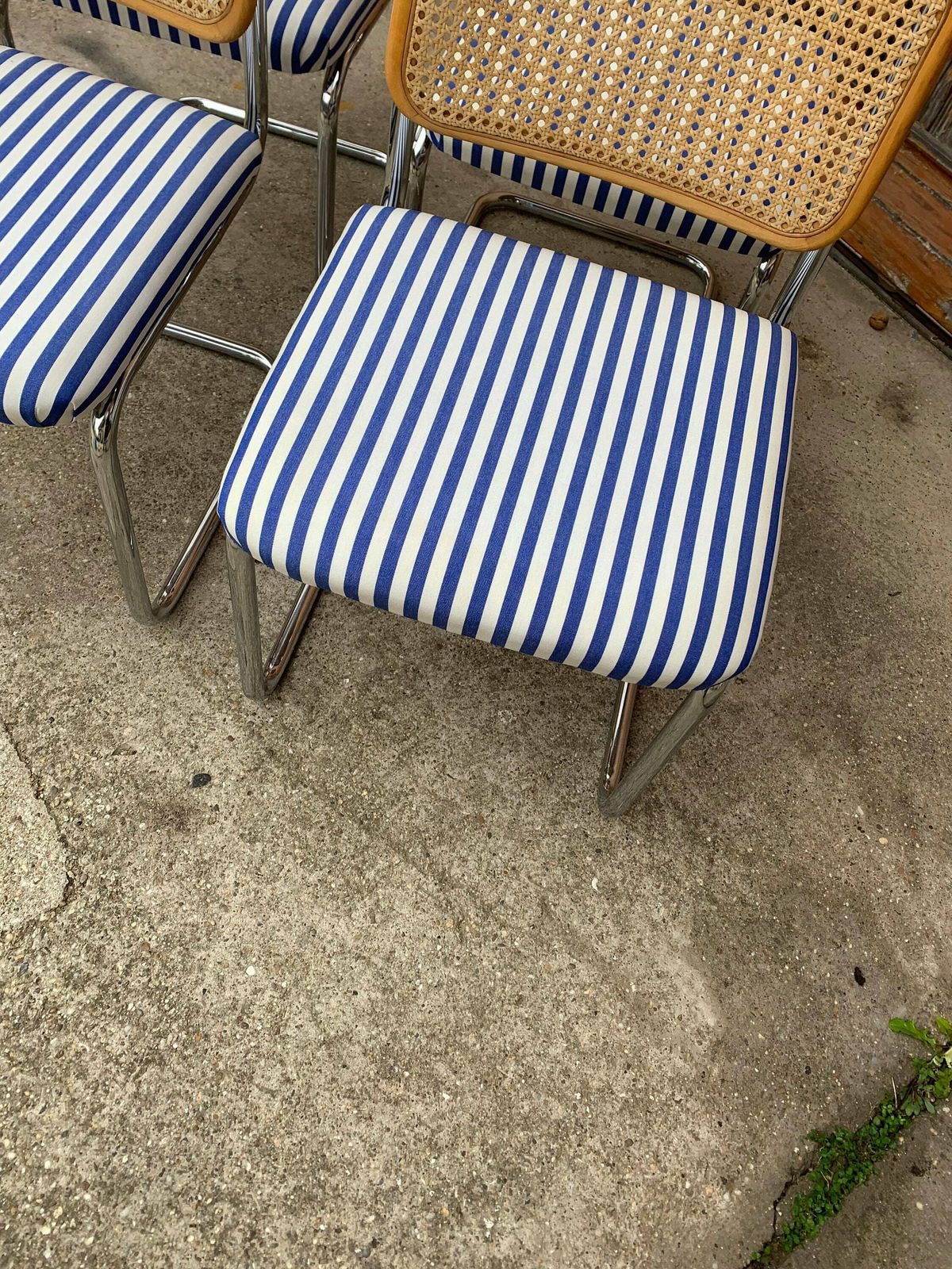 Mid Century Modern Italian Marcel Breuer B32 Cesca Chair, 70s Set Of 4 photo furniture