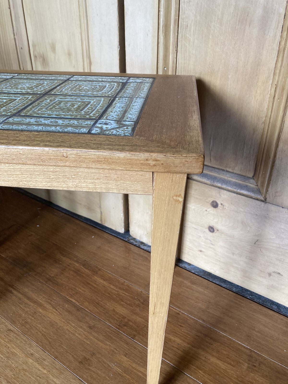 photo buy 1960s Kvalitet Danish Teak Nest Of Tables With Tiled Top