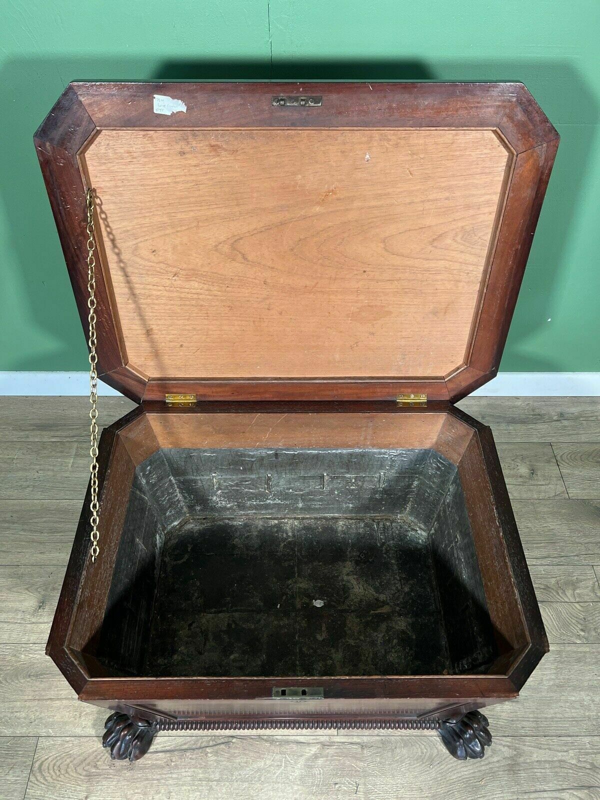 A Very Impressive And Imposing Regency Mahogany Cellarette photo vintage