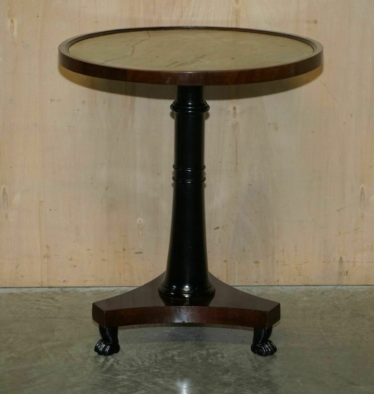 photo buy Editors Choice Antique Italian Marble Topped Occasional Centre Table Lions Paw
