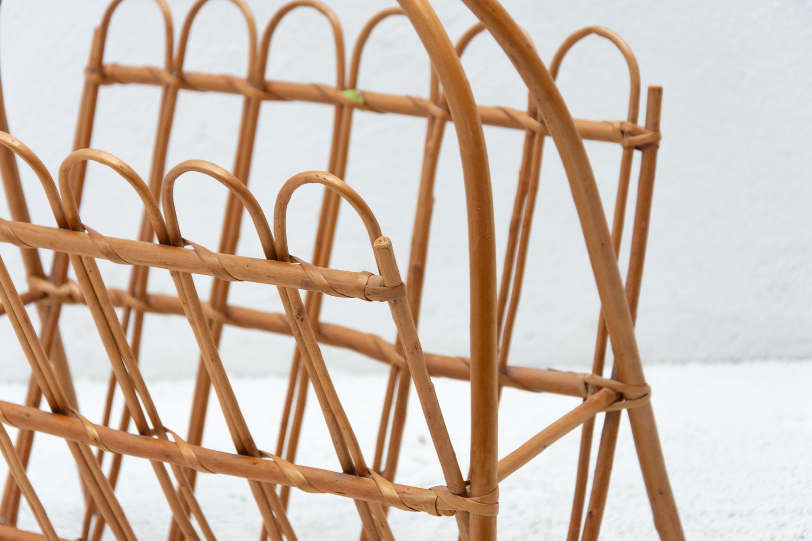 Mid Century Rattan Magazine Rack By Jan Kalous For úluv 1960´S Czechoslovakia photo 117.0