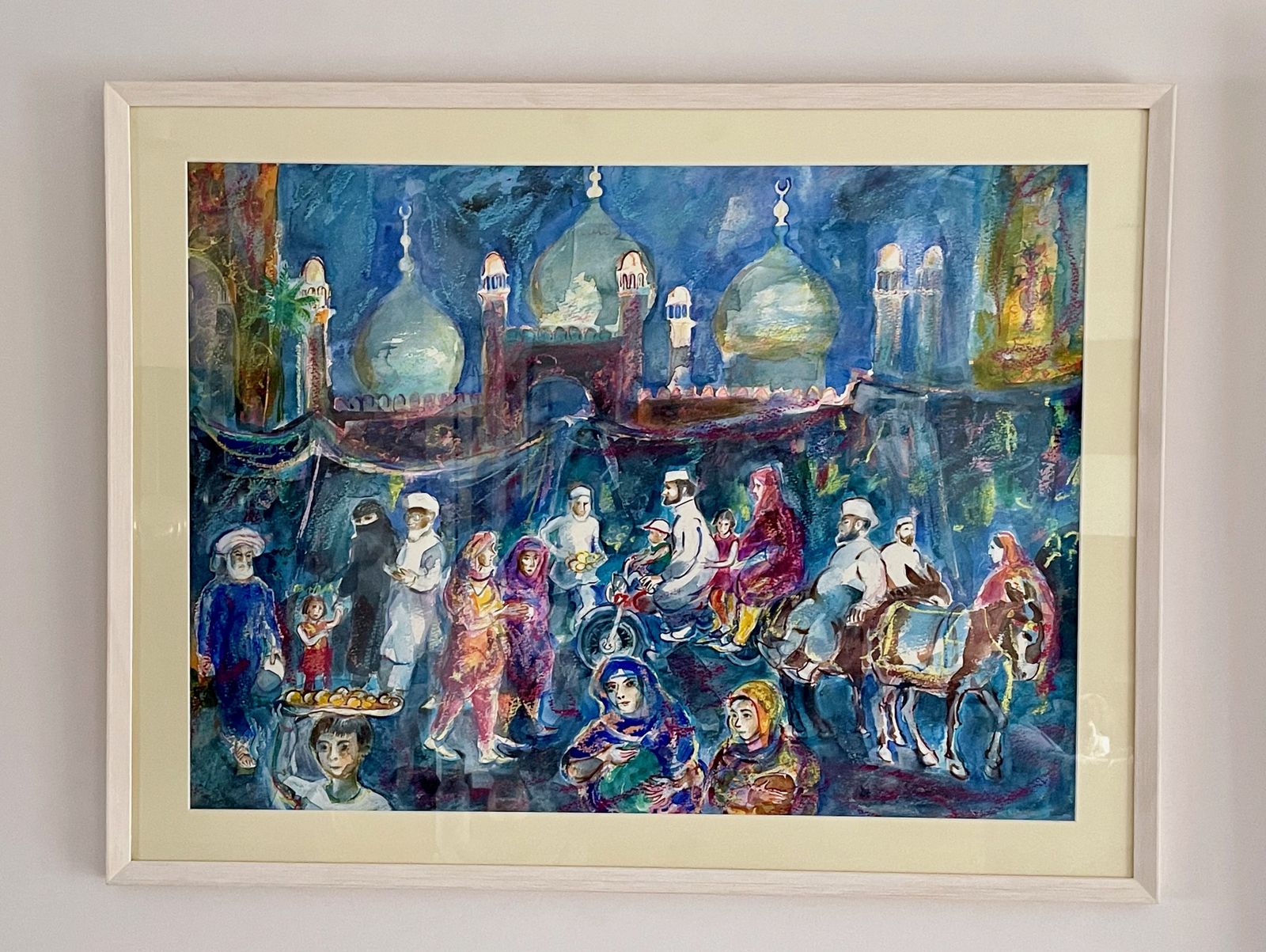 Lahore By Night, 2000s, Paper, Contemporary photo furniture