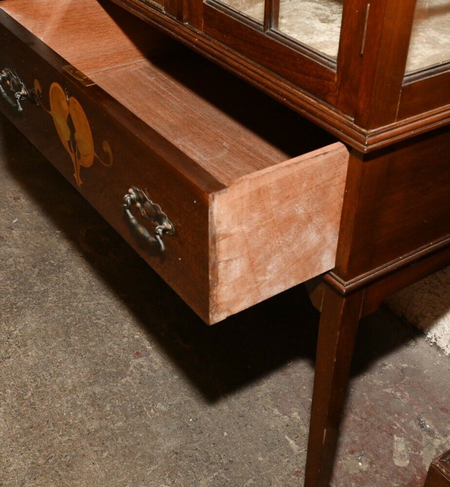 Mahogany Art Nouveau Drinks Cabinet Cocktail Server photo for sale